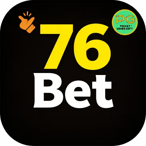 Imagem promocional da 76BET mostrando a plataforma e suas vantagens